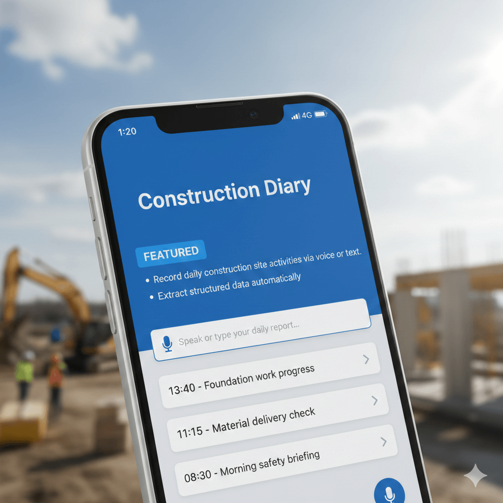 Construction Diary Demo